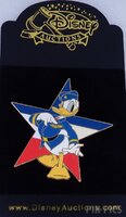 Disney Auctions - Donald Duck with Pilot Wings - Patriotic Star