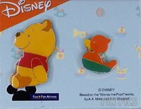 Japan - Pooh and Toy Duck - Winnie the Pooh Set -  Sega