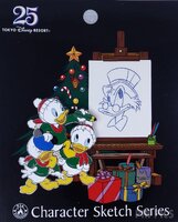 Japan - Huey, Dewey and Louie - Character Sketch Series - 25th Anniversary - TDR