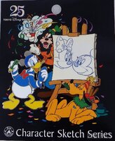 Japan - Donald Duck - Character Sketch - 25th Anniversary - TDR