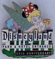 WDI - Tinker Bell - Disneyland 55th Anniversary Entrance Sign