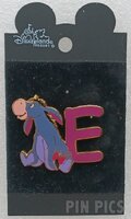 Eeyore - Letter E - Alphabet Pin