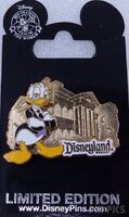 DLR - Donald Duck - Pin of the Month Cast Member - Haunted Mansion