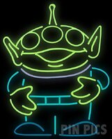PALM - LGM Alien - Toy Story - Little Green Men - Blacklight