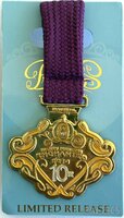 WDW - 2014 Disney's Princess Weekend - Inaugural Princess Enchanted 10K Logo - Finisher's Medal
