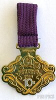 WDW - 2014 Disney's Princess Weekend - Inaugural Princess Enchanted 10K Logo - Finisher's Medal