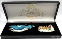 DLR - 45th Anniversary Parade of Stars Series - Flying Whales and Group on Cloud (2 Pin Set)