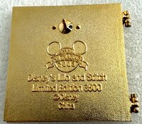 DLR - Stitch - Mele Kalikimaka - Christmas 2003 - Hinged