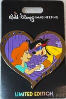 WDI - Roxanne and Max - St. Valentine's Day Gem Hearts - Jeweled - Jumbo - Goofy Movie