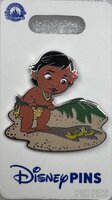 Baby Moana - Shading A Turtle