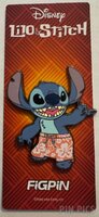 FiGPiN - Stitch - 946 - Waving and Wearing Flowered Shorts - D23 Expo 2022 Exclusive
