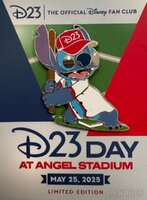 D23 - Stitch - D23 Day at Angel Stadium - Gift