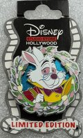 DSSH - White Rabbit - Spring Wreath - Alice in Wonderland