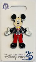 Mickey Mouse Pin Trader Plush - 25 Years of Disney Pin Trading