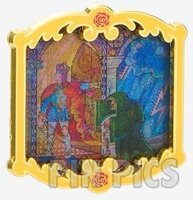 Loungefly - Prince and Enchantress Stained Glass Window - Beauty and the Beast Lenticular Scenes Set - Mystery - BoxLunch