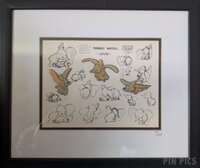 Dumbo 60th Anniversary Model Sheet Pin Set