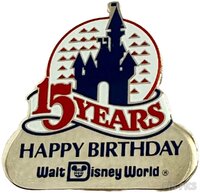 WDW - Cinderella's Castle and Spaceship Earth - Happy Birthday - 15 Years - Cast
