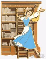 Loungefly - Belle in the Bookstore - Sliding Ladder - Jumbo - BoxLunch