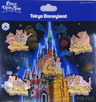 Japan - Peter Pan, Alice, Cinderella, Beauty and the Beast and Tangled - Once Upon A Time Set - TDL