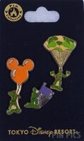 Japan - Green Army Men - Toy Story Characters In The Park Set - TDR