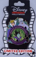 DSSH – Evil Queen, Ursula, Maleficent - Villain Pin Trading Event – Event Pin