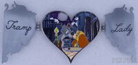 Artland - Lady and the Tramp - Kissing Scene - Heart - Hinged