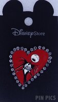 Japan - Jack Skellington - Heart - Nightmare Before Christmas - Jeweled - JDS