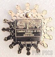 WDW - Disney Official Pin Trader Badge - 2020 Time Capsule Set - Celebrating 20 Years of Disney Pins - 3D Sculpted