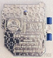 DLR - R2-D2 - Droid Depot Schematic - Star Wars Galaxy's Edge - Stained Glass - Hinged