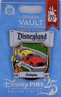 DLR - Goofy for Autopia - 1955 Opening Day Attraction Posters - Series 1 - Disneyland 70th Anniversary