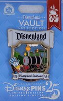 DLR - Donald for Disneyland Railroad - 1955 Opening Day Attraction Posters - Series 1 - Disneyland 70th Anniversary
