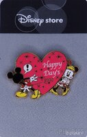 Japan - Mickey and Minnie Hiding - Happy Days 2003 - Valentine - JDS