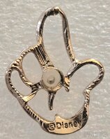 Primark - Gold Outline of Mickey's Gloved Hand Pointing Up - Classic Mickey Icons OH BOY! Set