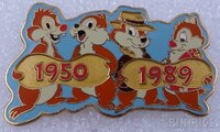WDW - Rescue Rangers - Chip and Dale 1950-1989 - Journey Through Time Pin Event 2003