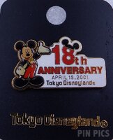 Japan - Mickey Mouse - 18th Anniversary - TDS