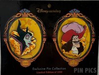 Disney Catalog - Captain Hook and Maleficent Pin Set