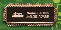 DLR - Sci-Fi Academy - Framed Set - Circuit Board Park Map - Jungle Cruise Attraction Chip Only