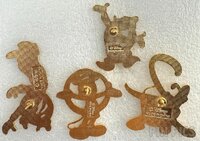 WDW - Donald, Pluto, Goofy and Mickey - Hand-in-Hand 2000 - Character Logo Set