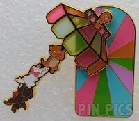 Loungefly - Toulouse, Marie and Berlioz - Hanging from a Stained Glass Lamp - Aristocats - BoxLunch