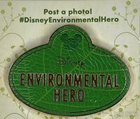 Disney Environmental Hero Name Tag - Green - Award