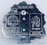 DLR - Mickey and Friends - Fab 6 -  Magic Key - Disneyland 70th Anniversary