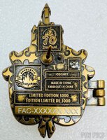 DLR - Prototype - Walt Disney - 1955 Grand Opening - Disneyland 70th Anniversary - Brass