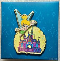 DLR - Tinker Bell - Flying over Castle - Disneyland 70th Anniversary - Jumbo
