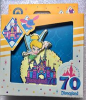 DLR - Tinker Bell - Flying over Castle - Disneyland 70th Anniversary - Jumbo