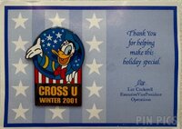 WDW - Donald Duck - Cross-U Winter 2001 - Cast Exclusive