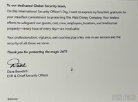 Disney Global Security - International Security Officer's Day 2025 - Cast Exclusive