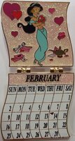 DSSH - Jasmine and Rajah - Aladdin - February - Princess - Calendar