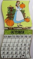 DSSH - Belle and Chip - Beauty and the Beast - October - Princess - Calendar