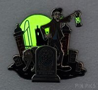 WDW - Caretaker and Dog - GenEARation D 2015 - Haunted Mansion - Enter if You Dare - Glows in the Dark