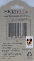 Mickey Face Pins - SINO